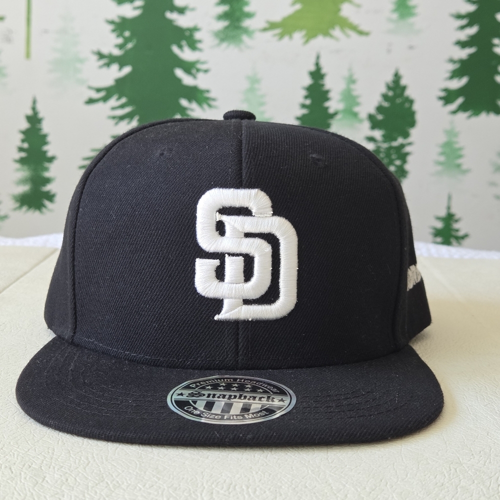 San Diego Padres Snapback Cap with White Logo